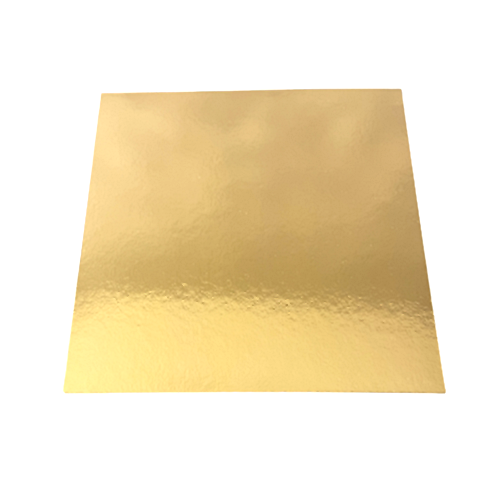 Podkład złoty prostokątny gładki 30 x 30 cm